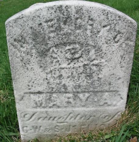 Mary A. Flick tombstone